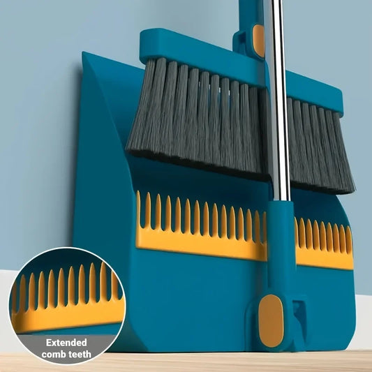 Household Broom And Dustpan Set