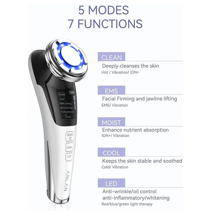 ANLAN EMS Facial Massager Microcurrent Face Lifting