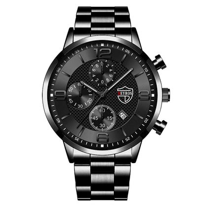 Luxury Business Men Watchs Stainless Steel