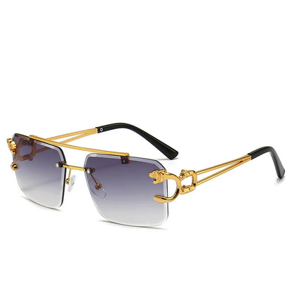 Luxury Square Sunglasses for Man Woman