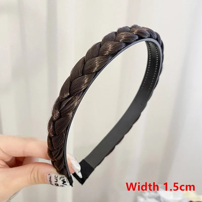 Women Synthetic Wig Twist Braided Hair Bands Fashion