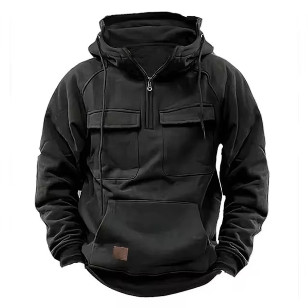 Men's Hoodies Sweatshirts Multi Pockets Men