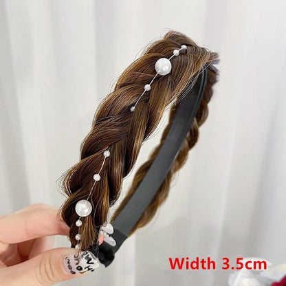 Women Synthetic Wig Twist Braided Hair Bands Fashion