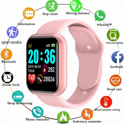 Smart Watch Men Women Bluetooth Connected