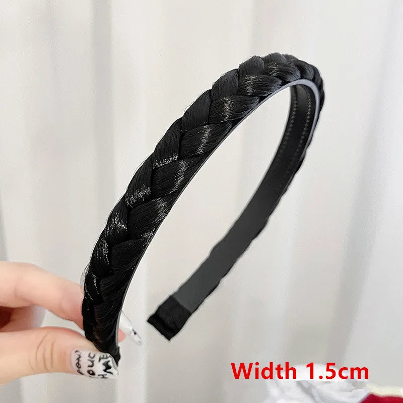 Women Synthetic Wig Twist Braided Hair Bands Fashion