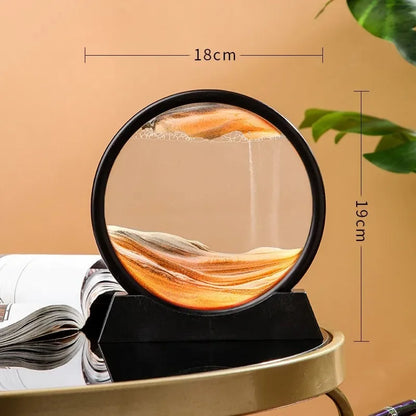 Hourglass Quicksand Moving Sand Art Picture