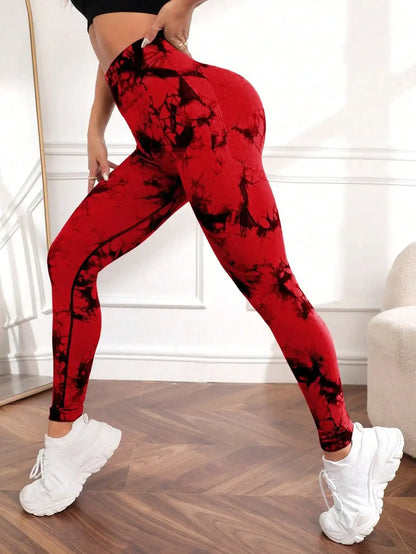 New Tie Dye Yoga Pants Sport Leggings Women