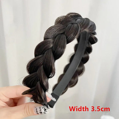 Women Synthetic Wig Twist Braided Hair Bands Fashion