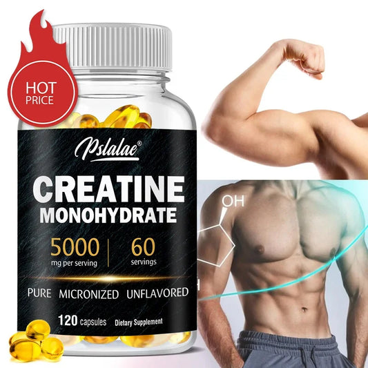 Creatine Monohydrate - Build Muscle, Fitness, Energy Production