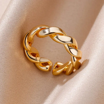 Stainless Steel Rings for Women Aesthetic Heart