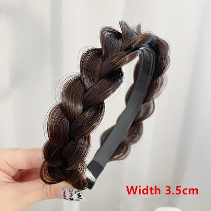 Women Synthetic Wig Twist Braided Hair Bands Fashion