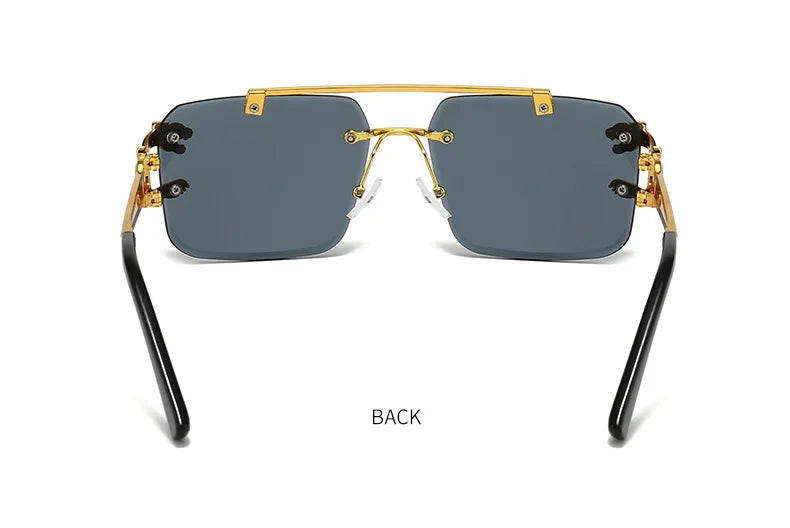 Luxury Square Sunglasses for Man Woman