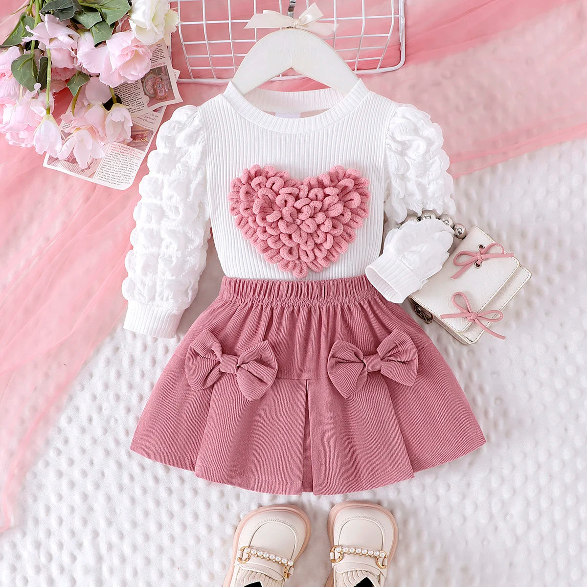 Comfortable Sweet And Cute Bubble Sleeves