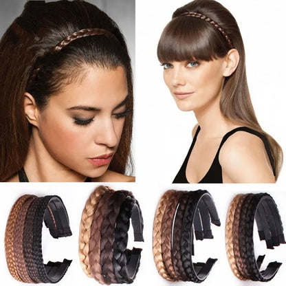 Women Synthetic Wig Twist Braided Hair Bands Fashion