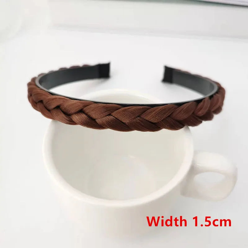 Women Synthetic Wig Twist Braided Hair Bands Fashion