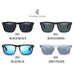 Fashion Square Vintage Polarized Sunglasses Men Women