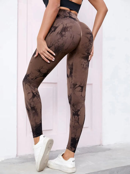 New Tie Dye Yoga Pants Sport Leggings Women