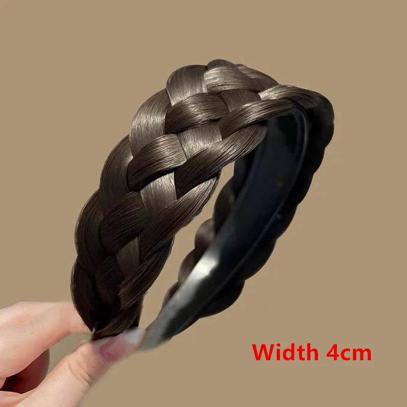 Women Synthetic Wig Twist Braided Hair Bands Fashion