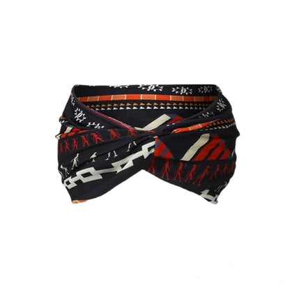 Bohemian Yoga Sports Headband African Style