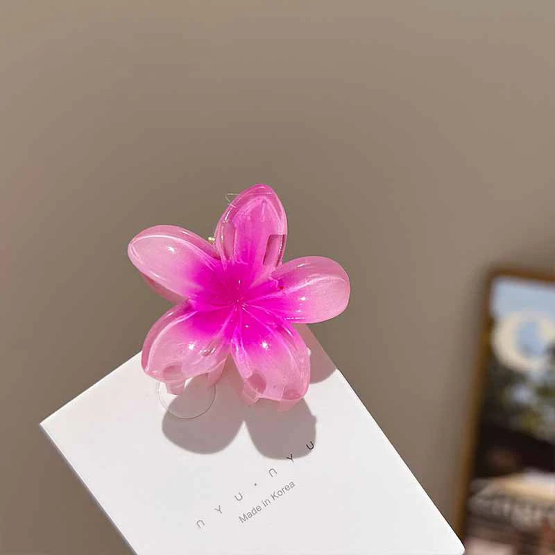 Hawaiian Gradient Hair Clips Flower