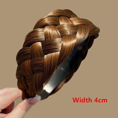 Women Synthetic Wig Twist Braided Hair Bands Fashion