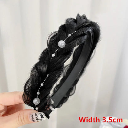 Women Synthetic Wig Twist Braided Hair Bands Fashion