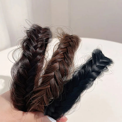 Women Synthetic Wig Twist Braided Hair Bands Fashion