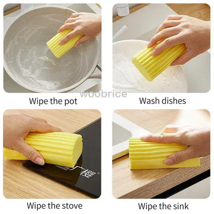 Kitchen Window Sponge Duster Cleaning