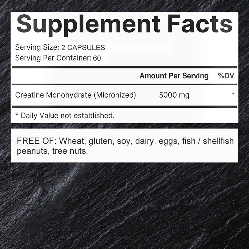 Creatine Monohydrate - Build Muscle, Fitness, Energy Production