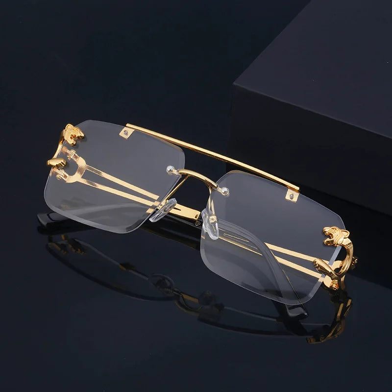 Luxury Square Sunglasses for Man Woman