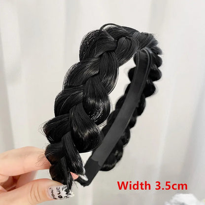 Women Synthetic Wig Twist Braided Hair Bands Fashion