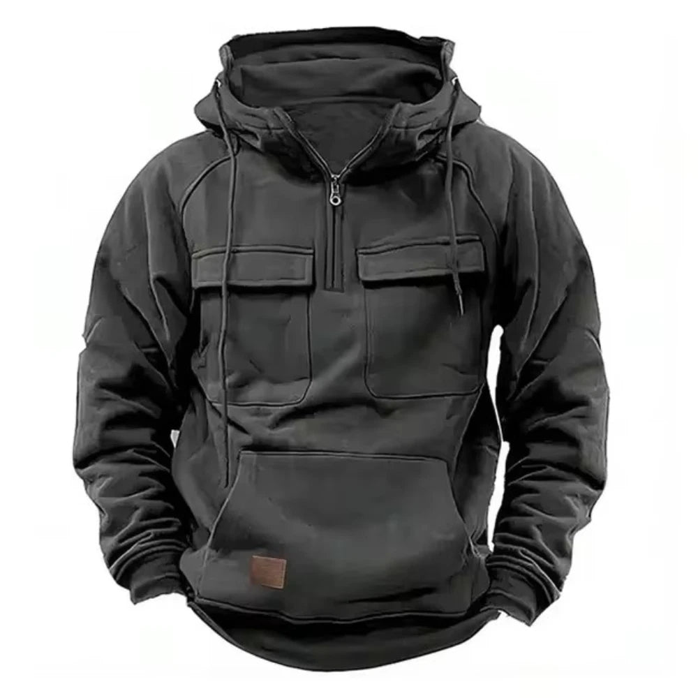 Men's Hoodies Sweatshirts Multi Pockets Men