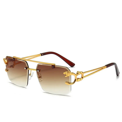 Luxury Square Sunglasses for Man Woman