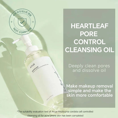 Anua Skincare Product Heartleaf Pore Control Cleansing Oil