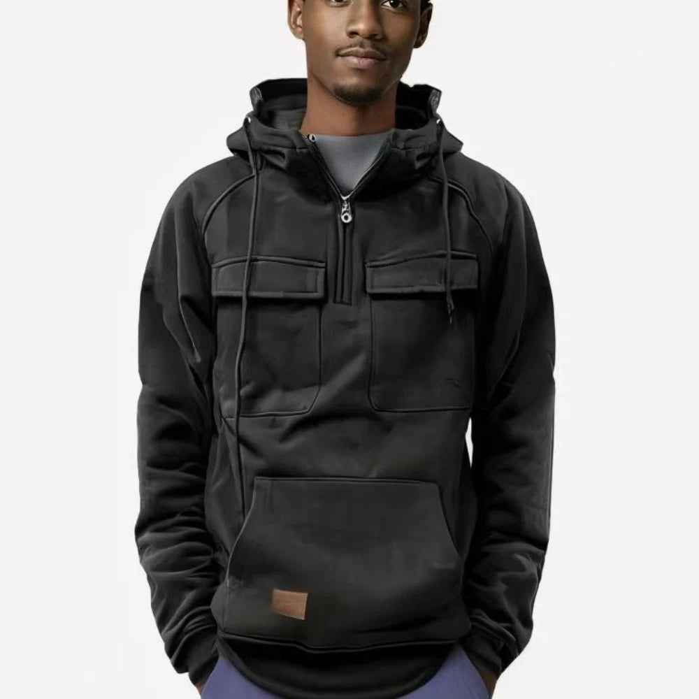 Men's Hoodies Sweatshirts Multi Pockets Men