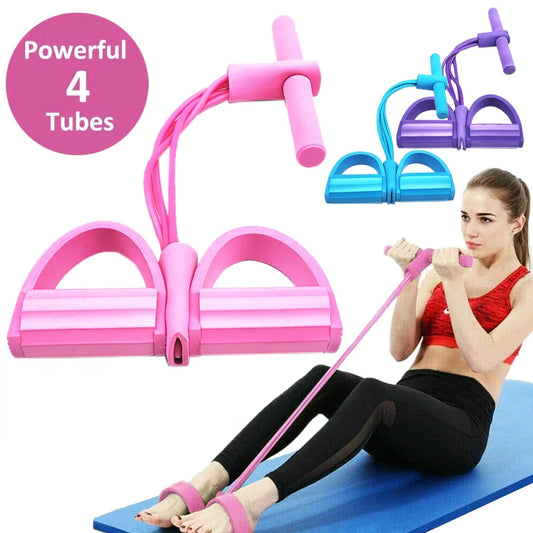 Elastic Pull Ropes Exerciser Rower Belly