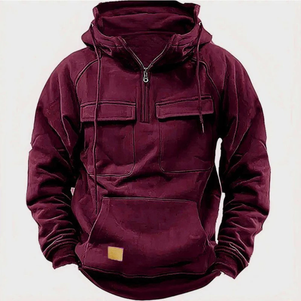 Men's Hoodies Sweatshirts Multi Pockets Men