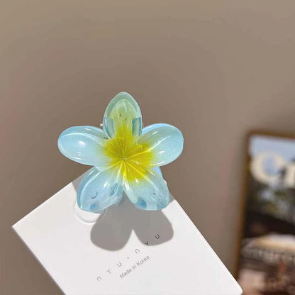 Hawaiian Gradient Hair Clips Flower